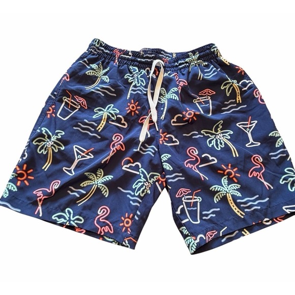 chubbies Other - Chubbies The Neon Lights Swim Trunks Mens Size Medium 7" Lined Party Vacation